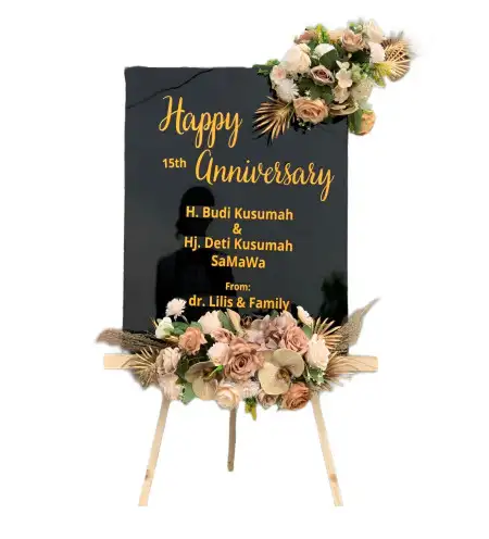 Papan Bunga Akrilik Warkuk Ranau Selatan