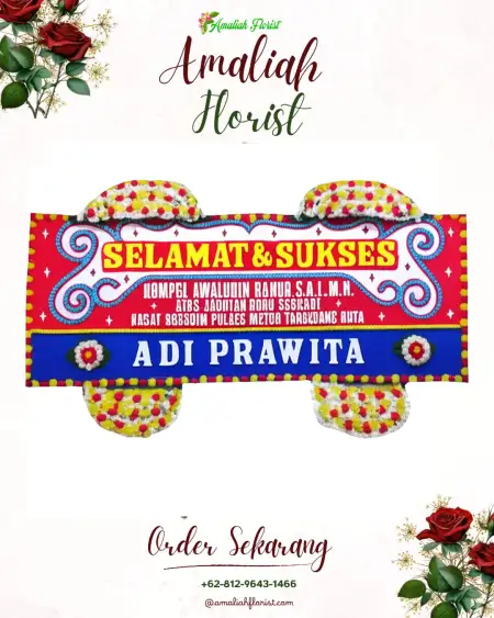 Papan Bunga Ucapan Selamat Warkuk Ranau Selatan